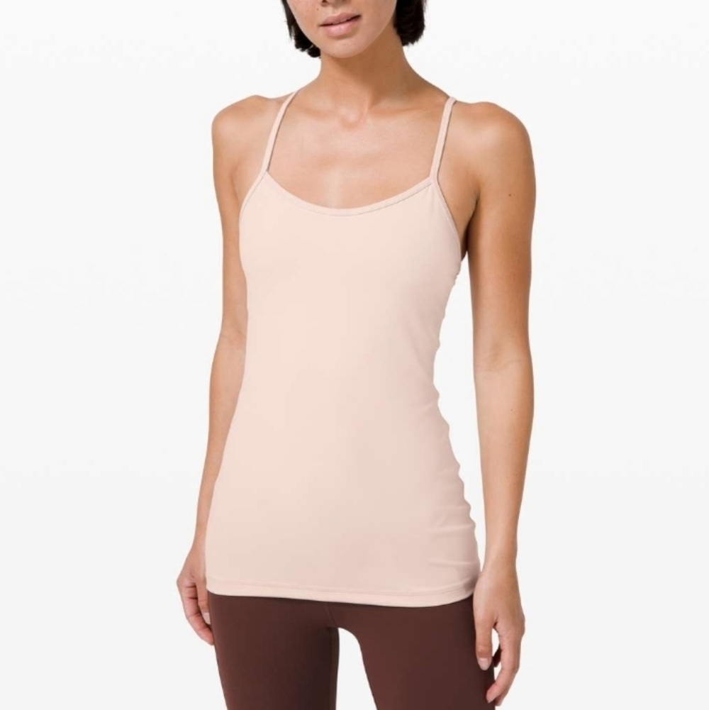 Lululemon Power Y Tank  Everlux Silk Rose Size 6